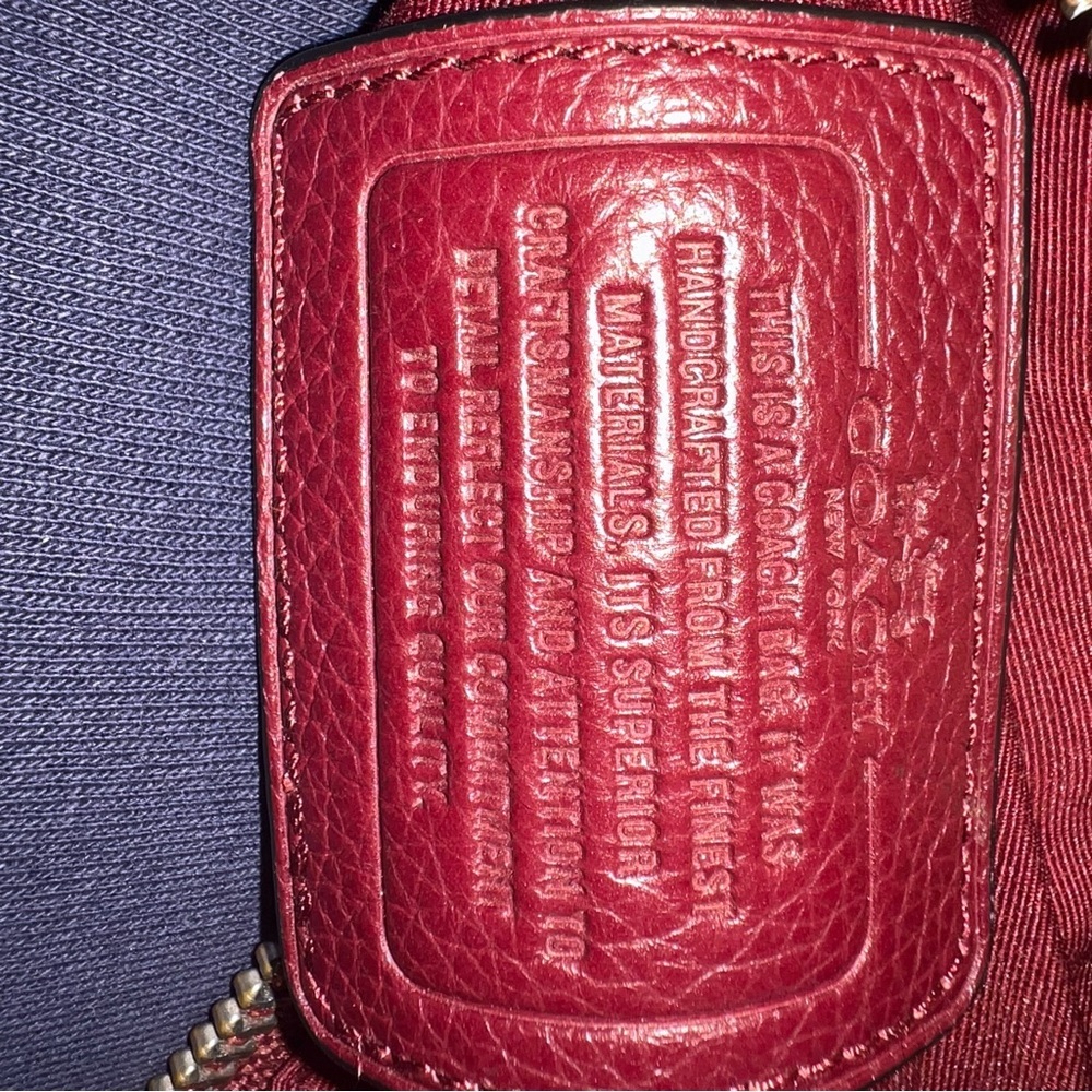 COACH F38259 leather LARGE HARLEY HOBO SHOULDER BAG. Authentic - Picture 10 of 11